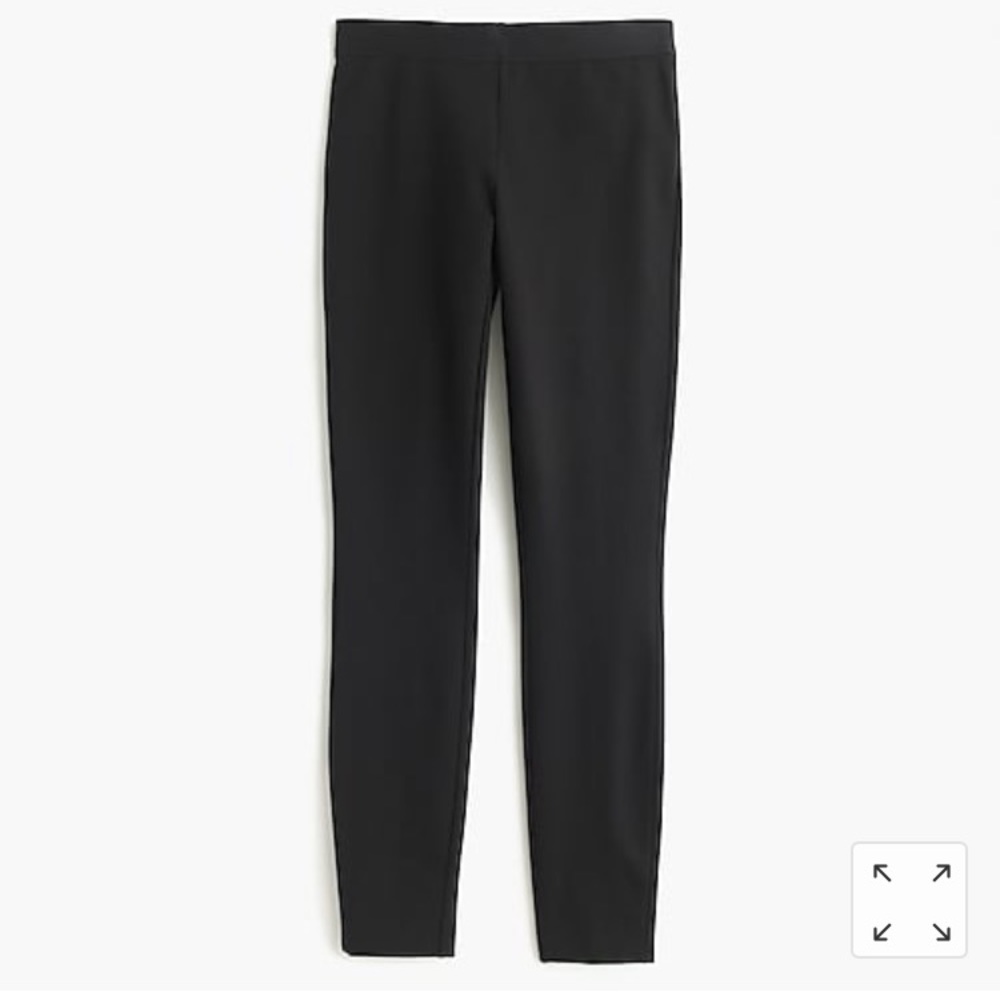 J. Crew Pixie Ankle Pant - Black